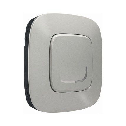 Valena Allure with NETATMO. Умный беспроводной выключатель 1-клавишний.Алюминий (752785) | Зображення 2