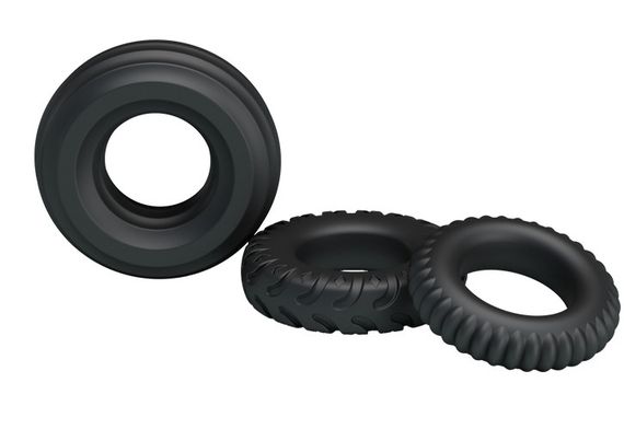 Набір з 3 ерекційних кілець LyBaile Ring BI-210179 Sex Aura | Зображення 2