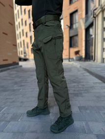 Штани тактичні штормові демісезонні ULTIMATUM Gryphon Soft Shell Олива