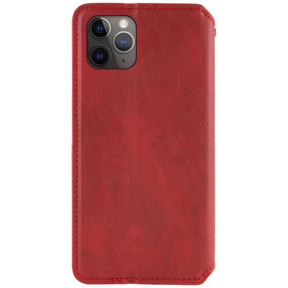 Шкіряний чохол-книжка GETMAN Cubic (PU) для Apple iPhone 11 Pro (5.8") Червоний | Зображення 1