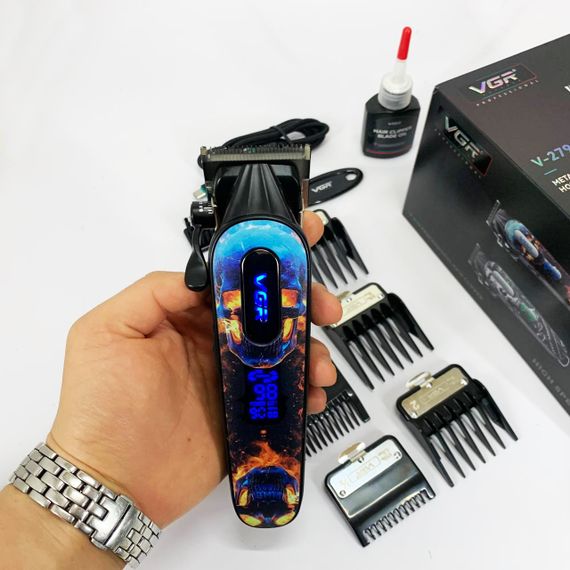 Акумуляторна машинка для стрижки VGR V-279 RED | Зображення 3