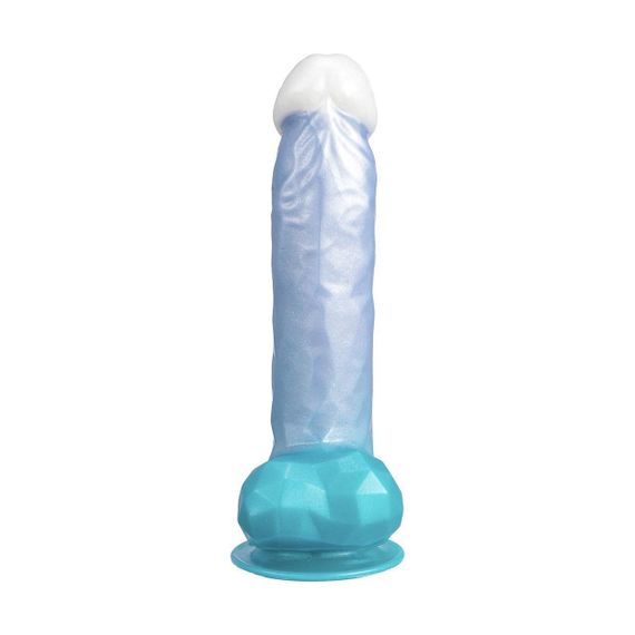 Фалоімітатор SilexD Fantasy - Angel 9", двошаровий, силікон+Silexpan Sex Aura | Зображення 2
