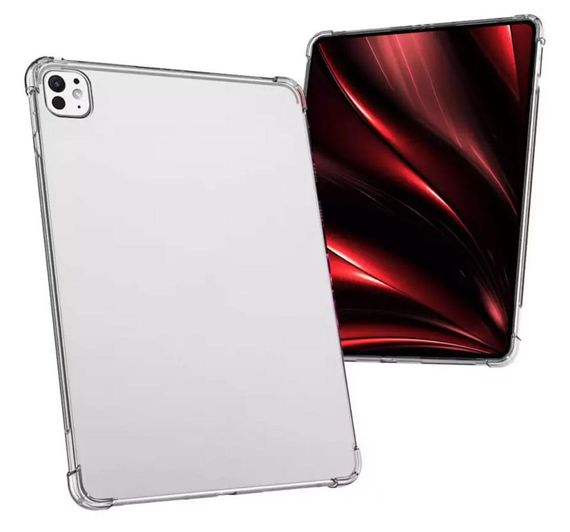 Силіконовий чохол бампер Primolux Silicone для планшета Apple iPad Pro 13" M4 2024 / iPad Pro 13" M5 2025 - Clear | Зображення 2