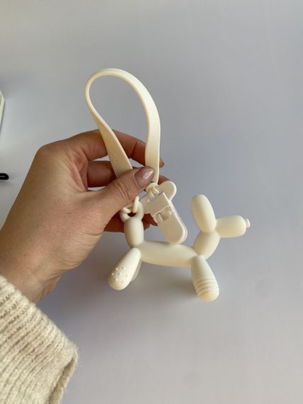 Силіконовий прорізувач HEORSHE Puppy White | Зображення 3