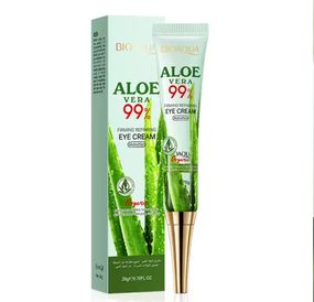 Зволожуючий крем для шкіри навколо очей Bioaqua Aloe Vera 99% з алое вера, 20 г