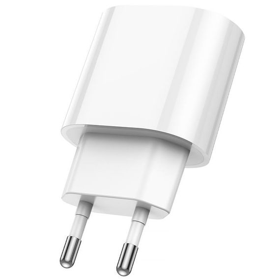СЗУ Hoco C109A Fighter PD20W+QC3.0 (1USB-A/1C) White | Зображення 4