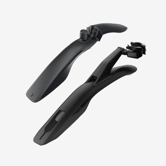 Комплект крил для гірського велосипеда V3 26"- 27,5"- 29" жорсткі чорні - Без розміру
