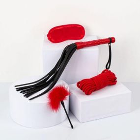 Набор Passion BDSM Leather Set, Red Sex Aura