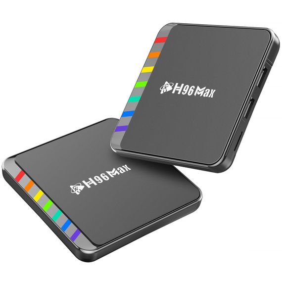 TV Медіаплеєр H96 MAX W2 4/64Gb/ Amlogic S905W2/ Android 11/ WiFi 2.4G+5G/BT:5.0/ LAN:100M/ чорний | Зображення 6