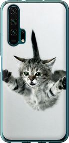 Чехол на Huawei Honor 20 Pro Летящий котёнок "2322u-1702-17620"