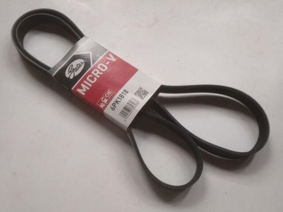 Ремінь генератора струмковий Logan 1.6, GATES (6PK1818) (8200356268) | Зображення 4