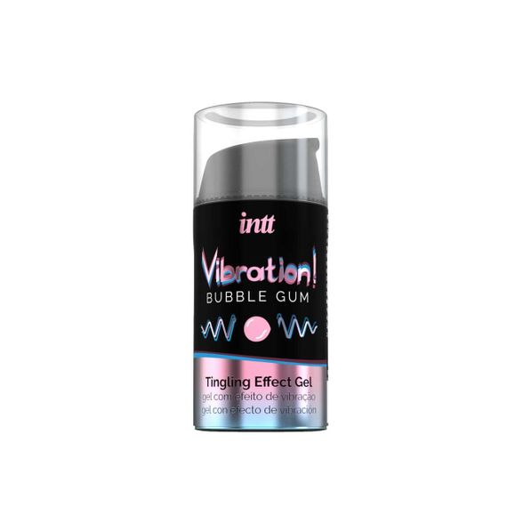 Рідкий вібратор Intt Vibration Bubble Gum (15 мл), густий гель, дуже смачний, діє до 30 хвилин Sex Aura | Зображення 1