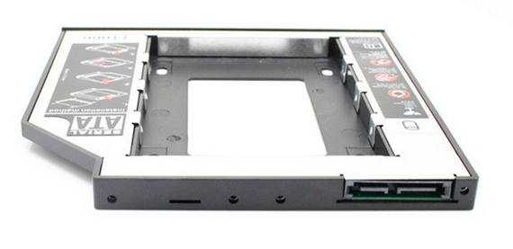 Переходник адаптер CD/DVD 12.7 mm to HDD/SSD 2.5" | Зображення 2