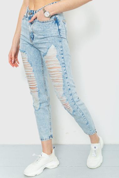 Джинсы женские MOM  цвет голубой 164R5570 | Зображення 2