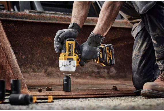 Гайковерт ударный аккумуляторный бесщёточный 2372Нм DeWALT DCF961N | Зображення 4
