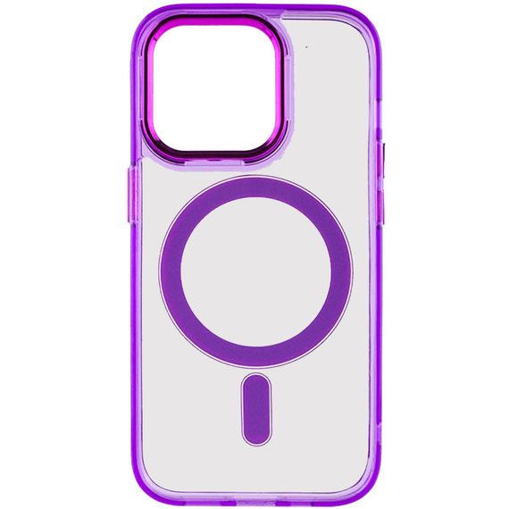 Чохол TPU Iris with MagSafe для Apple iPhone 13 Pro (6.1") Фіолетовий