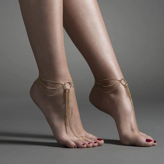 Браслеты для ног Bijoux Indiscrets Magnifique Feet Chain — Gold Sex Aura