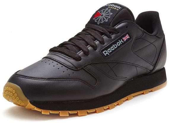 Кросівки Reebok Classic Leather Чорний 42,5 (1014729798) | Зображення 1