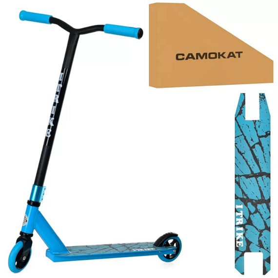 Самокат ITrike SR 2-066-6-BL Алюм + сталь, трюковий, HIC | Зображення 1