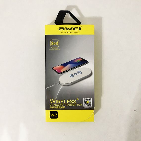 Беспроводная зарядка 30 вт Awei W2, Беспроводная зарядка для iphone, Беспроводная зарядка OI-135 для андроид | Зображення 4