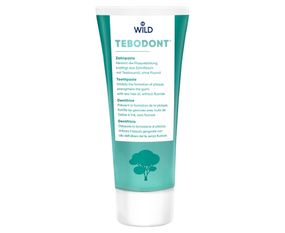 Зубна паста Dr. Wild TEBODONT з олією чайного дерева (0,75%), без фториду, 75 мл