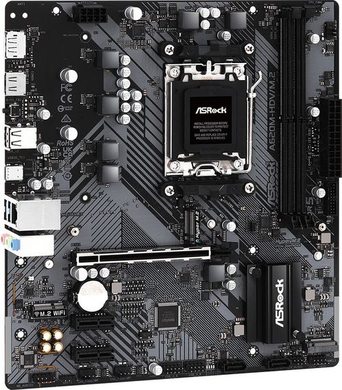 ASRock A620M-HDV/M.2 (AM5/A620, 2*DDR5, PCIex16, DP/HDMI, 4xSATA, 2xM.2, GLan, 8ch, mATX) | Зображення 3