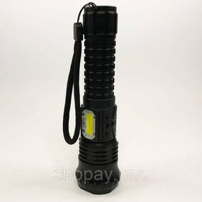 Тактичний ліхтар Police BL-A95-P50+COB (2 режими), надпотужний ліхтарик, Ліхтарик світлодіодний для туриста