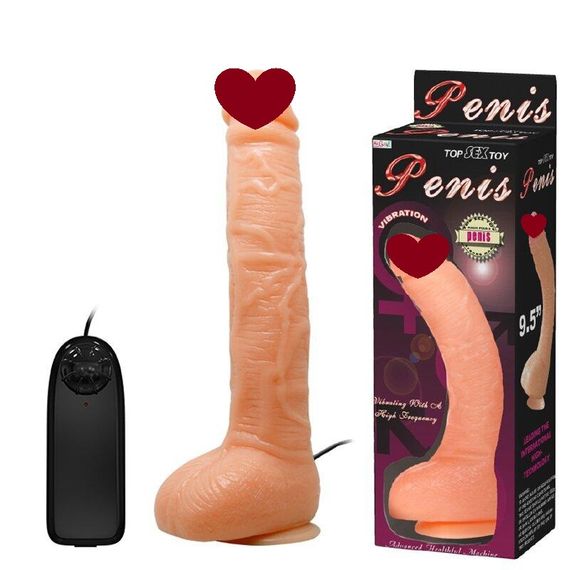 Вібратор на присосці "SEXTOY TOP PENIS" BW-008038Z sexstyle