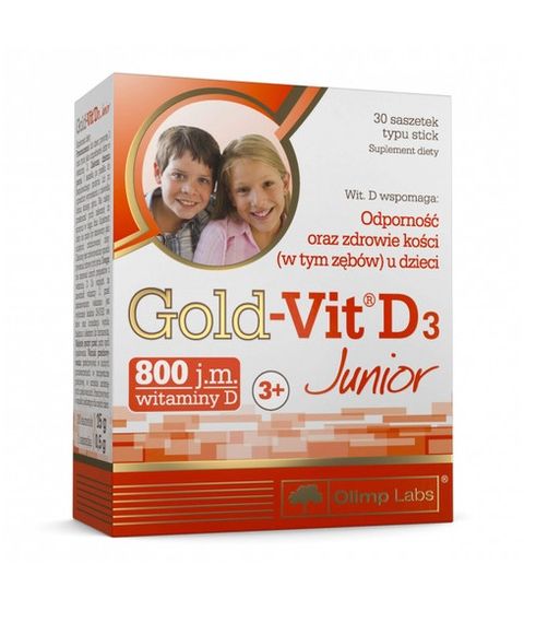Витамин D для спорта Olimp Nutrition Gold Vit D3 junior 30 sachet Raspberry