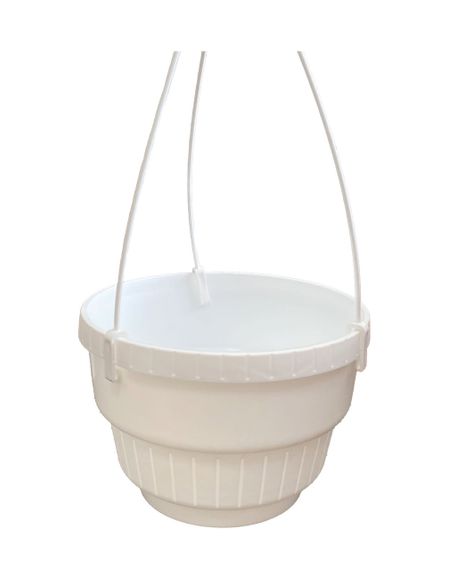 Підвісний горщик НЕОН 3,0 л 21*14,5 см білий
