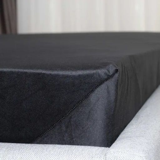 Простынь на резинке двуспальное ТЕП VELOUR 2-04756_34657 160х200 см черная | Зображення 3