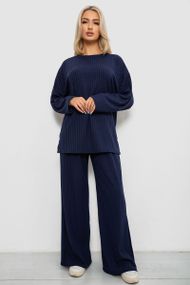 Костюм женский трикотажный, цвет синий, 257R1321