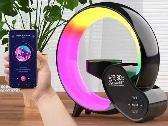 Лампа-ночник с Bluetooth-колонкой G-Smart HM-2309 | Зображення 3