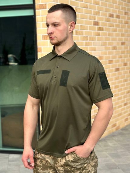 Поло олива cool max military | Зображення 5
