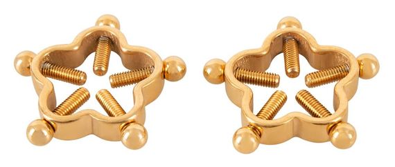 Зажимы для сосков Bad Kitty Nipple Jewellery Золотистые One Size | Зображення 2