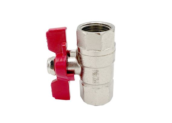 Кран кульовий Nickel PRO PN40 3/4"ВВ червоний метелик ASCO 1/20 | Зображення 4