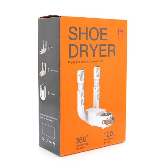 Сушарка для взуття Shoe Dryer SH-2, 220V/150W, ультрафіолетова обробка, таймер. Black/Purple. Box | Зображення 1