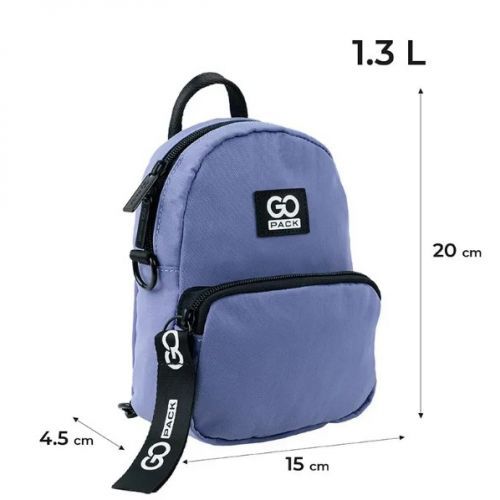 Міні рюкзак-сумка "GoPack EducationTeens" Синій | Зображення 3