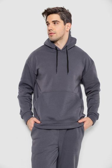 Спорт костюм чоловічий на флісі, колір сірий, 190R235 | Зображення 1