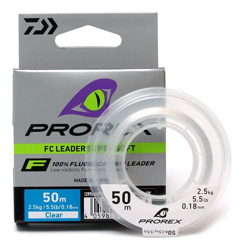Флюрокарбон Daiwa Prorex FC Leader Super Soft 0.26mm 4.8kg 50m (12995-026) Флюорокарбон рибальський | Зображення 4