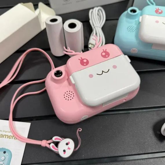 Детский фотоаппарат C11 с экраном моментальной печати фото "Рожки" | Зображення 4