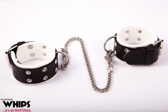 Наручники Kajdanki damskie na nogi, bialy sexstyle