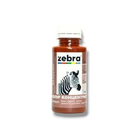 Барвник для фарби колер концентрат ЗЕБРА 100мл 604 Капучино