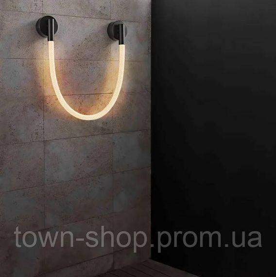 Бра настенное LED WM24/600-k Черный 7х10х80 см. | Зображення 3
