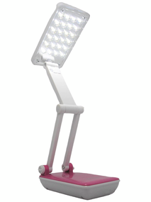 Лампа на акумуляторі світлодіодна LED LED настільна розкладна трансформер заряджання від мережі Topwell 1019