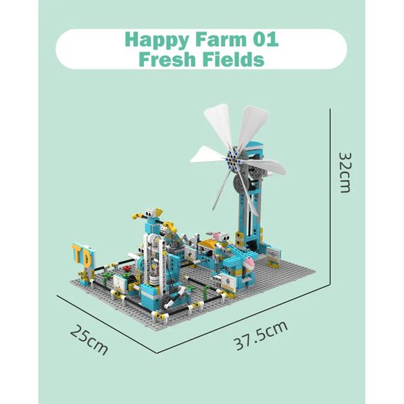 Конструктор Makerzoid Happy Farm Fresh Fields (MKZ-HF-01) | Зображення 1