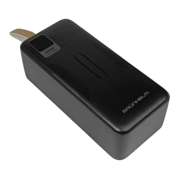 Повербанк GRUNHELM GP-40BLT 40.000 mAh; швидка зарядка 65W Чорний shop (6990001426593) | Зображення 1