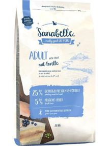 Sanabelle Adult with Trout Сухой корм для взрослых кошек с форелью 2 кг