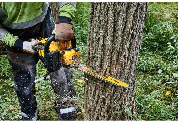 Пила ланцюгова акумуляторна безщіткова Довжина шини 45 см DeWALT DCMCS574X1 | Зображення 6