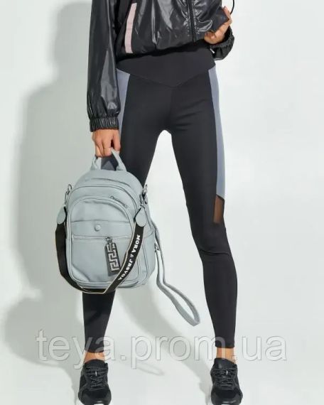 Легінси колір чорний/сірий розмір M FI_002740 | Зображення 1